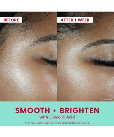 Kinship Self Smooth 10% Glycolic Toner-Serum | Exfoliating Overnight Treatment with AHA & Vitamin C | Brighten Smooth Hydrate - 2.2 Fl Oz - Buy Online on GoSupps.com