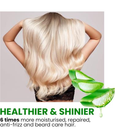 Aloe Vera Gel 100% Natural Firming Body Anti Wrinkle Face Moisturizing Skin and Hair Soothing and Repairing Hair (After Sun After Shaving and Hair Removal) 3 x 200 ml - Buy Online on GoSupps.com