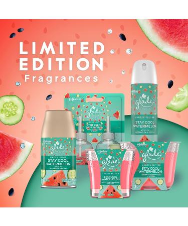 Glade Stay Cool Watermelon Air Freshener Refill 6.2 Oz 2-Pack - For Home & Bathroom - Buy Online on GoSupps.com
