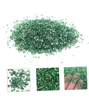 FRCOLOR 1 Glass Chip Manicure Fillers Nail Rhinestones Nail Art Gems Metallic Chips for Nail Arts Bulk Bud Vases Glitter for Resin Irregular Glass Epoxy Fillers Diy Accessories Filling 0.5X0.3cm Green - Buy Online on GoSupps.com
