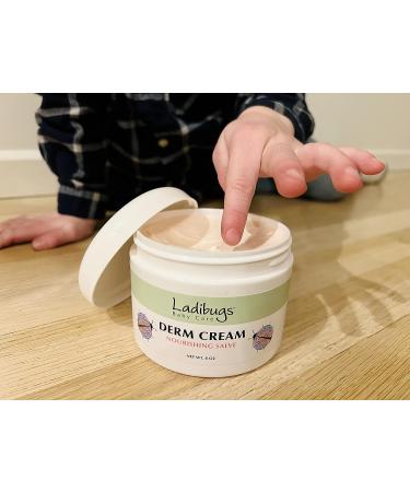 LADIBUGS Home Derm Nourishing Salve for Dry Skin & Eczema | Fast Absorbing Cream for Quick Relief - Buy Online on GoSupps.com