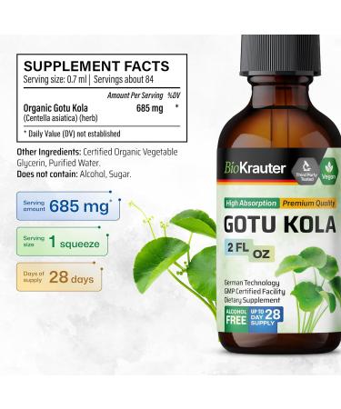 BIO KRAUTER Gotu Kola Tincture 2 Fl. Oz. & Pine Bark 60 Gummies - Buy Online on GoSupps.com