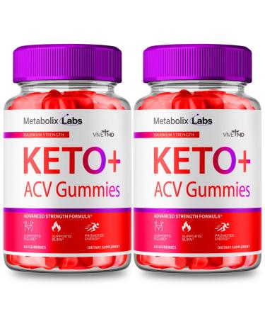 ACV Keto Gummies Metabolix Labs - Offical Formula - Keto ACV Gummies Metabolix Labs for Maximum Strength Metabolic Lab Keto+ACV Apple Cider Vinegar 1000MG Folate Beet Root Pomegranate (2 Pack)