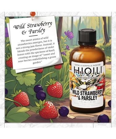 HIQILI 30ML Jasmine Essential Oil and 30ML Wild Strawberry & Parsley Fragrance Oil for DIY Diffuser - Buy Online on GoSupps.com