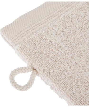 De Witte Lietaer Contessa Luxe Set of 6 Cotton Washcloths - Sand Beige 16x22 cm - Buy Online on GoSupps.com