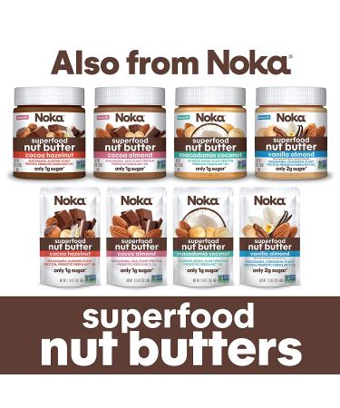 Noka Superfood Fruit Smoothie Pouches (Cherry Acai) Pack of 12 - Vegan, Gluten-Free with Flax Seed, Prebiotic Fiber & Plant Protein - Organic Squeeze Pouch, 4.22oz Each - Buy Online on GoSupps.com