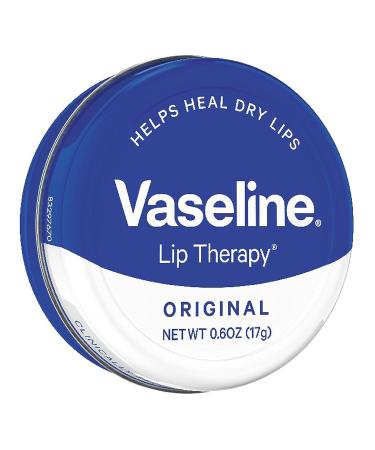Vaseline Lip Therapy Lip Balm Tin Original 0.6 oz - Hydrating Lip Care - Buy Online on GoSupps.com
