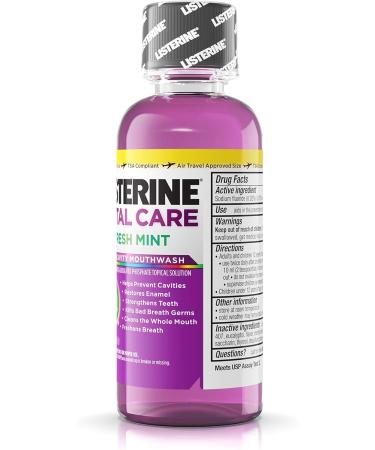 Listerine Total Care Anticavity Mouthwash Fresh Mint 3.2oz (Pack of 24) - Buy Online on GoSupps.com