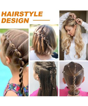 Buy Sularpek 300pcs Transparent Elastic Hair Ties - Ideal for Women & Girls' Braids Weddings & Daily Hairstyles - Buy Online on GoSupps.com