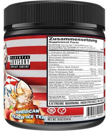  american supps American Supps DONALD PUMP BOOSTER 510 g - Make your pump a great one again! Citrulline malate + creatine + A - Buy Online on GoSupps.com