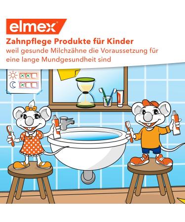 Buy Elmex Children's Toothbrush (2-6 Years) - Soft Bristles Assorted Colors - 1 Piece for Optimal Oral Care - Buy Online on GoSupps.com