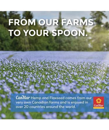 CanMar Organic Hemp Seeds (12oz) | Whole Roasted, Ready to Eat | Plant-Based Protein with Omega 3, 6, GLA | High Fiber, Gluten-Free, Nut-Free - Buy Online on GoSupps.com