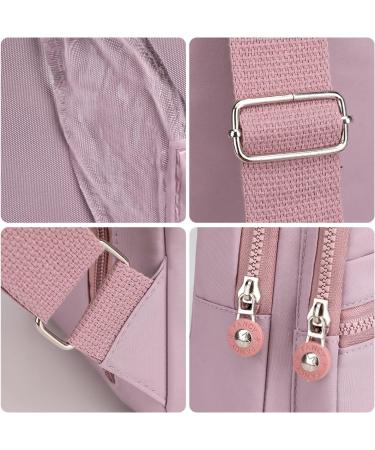 Memofynd Sling Breast Pocket Bag - Waterproof Nylon Sports Blanket Bag for Women - Adjustable Shoulder Strap & Multi-Layered Storage - Purple - Buy Online on GoSupps.com