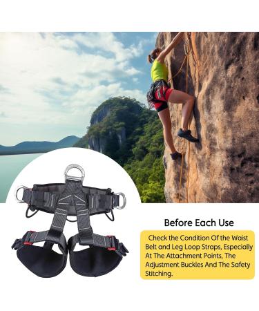 SOB Mountaineering Climbing Belt - High-Strength Semi-Body Safety Strap for Fire Rescue & Cave Research - Buy Online on GoSupps.com