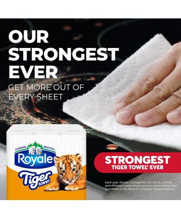 Royale Tiger Strong Paper Towel 1 Equal 2.5 Rolls 123 Sheets per Roll - Buy Online on GoSupps.com