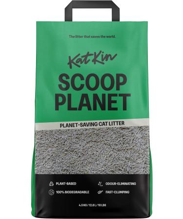 KatKin Scoop Planet Tofu Cat Litter - 100% Biodegradable & Non-Toxic - 4.5kg Bag - Buy Online on GoSupps.com