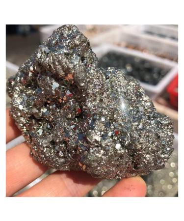 Natural Crystal Rough 1pc Natural Iron Pyrite Cluster Crystal Stone Rough Display Specimen Minerals Natural Quartz Crystals Decoration (Size : 500-600g)