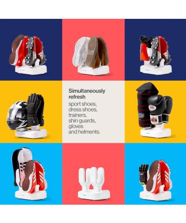 Shoefresh Multi-Freshener & Boot Dryer - Electric Shoe Deodorizer and Odor Eliminator | Glove Dryer - White - Buy Online on GoSupps.com