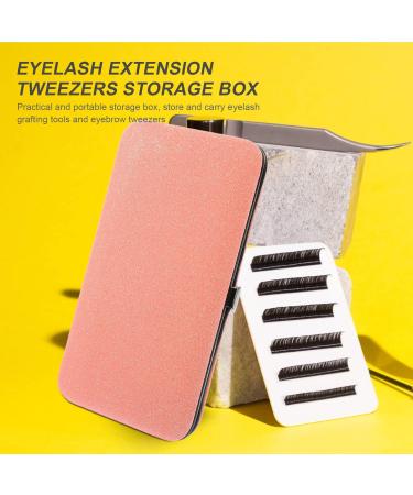 Minkissy Box Storage Bag for Tweezers | Small Tweezers Set & Lash Extension Scissors - Organize Your Eyelash Essentials - Buy Online on GoSupps.com