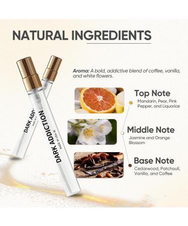 Perfume Oil for Women Men Inspired by B.lack O.pium Ambery Vanilla Long Lasting Perfume Body Oil Travel Size 0.4oz/12 mL Dark Addiction - Buy Online on GoSupps.com