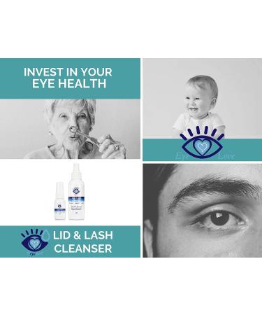 Eye Love Heyedrate Lid and Lash Cleanser - Hypochlorous Acid Eyelid Cleansing Spray for Eye Irritation and Relief - 1oz - Buy Online on GoSupps.com