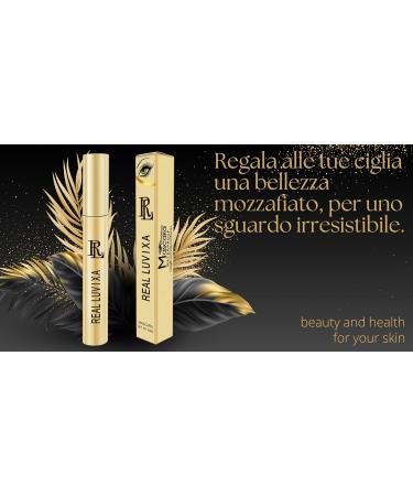 REAL LUVIXA Waterproof Black Mascara for Extremely Long Lashes Black 10ml - Buy Online on GoSupps.com