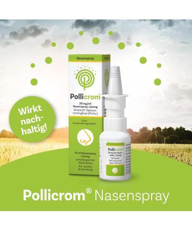 Pollicrom Nasal Spray 15ml - Year-Round Allergy Relief with Cromoglycic Acid for Gentle Protection - Buy Online on GoSupps.com