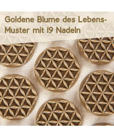 Artzt Vitality Acupressure Mat & Pillow | Natural Massage Mat for Back Neck Head & Feet Relaxation | Wellness at Home - Beige One Size - Buy Online on GoSupps.com