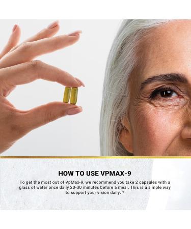 Golden After 50 VpMax-9 - Sight Care and Antioxidant Supplement with Eye Vitamins Lutein Lycopene and Bilberry Extract - 3 Bottles 1 Count (Pack of 3) - Buy Online on GoSupps.com