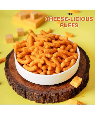 Urban Platter Urban Platter Cheddar Flavored Chickpea Puffs 65g (Crunchy Salty Snack | Plant-Based | 4g Protein Per Serving | American Chickpeas) - Buy Online on GoSupps.com