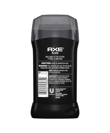AXE Aluminum-Free Deodorant Stick for Men - Black Frozen Pear & Cedarwood Scent - 3oz (12 Count) - Buy Online on GoSupps.com