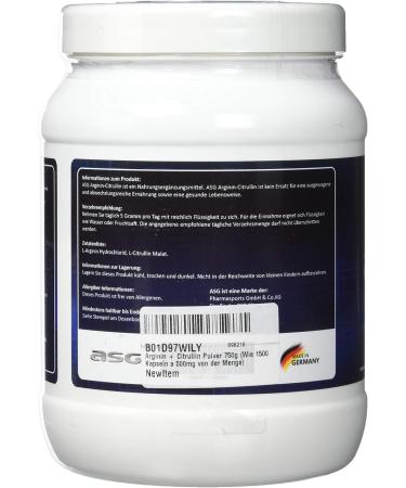Arginine + Citrulline Powder 750g High-Quality Amino Acids Supplement for Improved Performance | Equivalent to 1500 Capsules | International Shipping Available - Buy Online on GoSupps.com