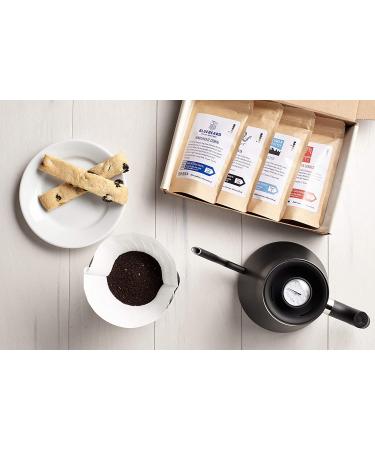 Bean Box Gourmet Coffee Sampler | Specialty Coffee Gift Basket | Coffee Gift Set | Coffee Gifts for Women and Men | Birthday Gifts for Her | Care Package | Whole Bean Coffee | 4 Piece Variety Set (Dark Roast - Whole Bean   - Buy Online on GoSupps.com