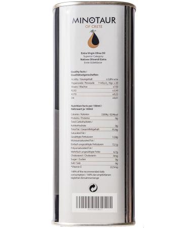 Minotaur of Crete | Premium Extra Virgin Olive Oil | Cold Extracted | 4 x 1L Import Worldwide - Buy Online on GoSupps.com