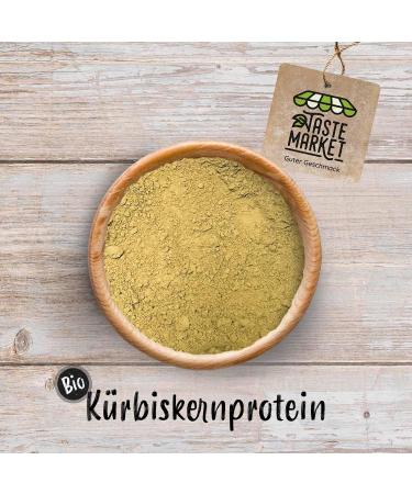 Buy 5 kg Organic Pumpkin Seed Protein Powder - 59% Vegan Protein 100% Natural No Additives | Taste Market - Buy Online on GoSupps.com