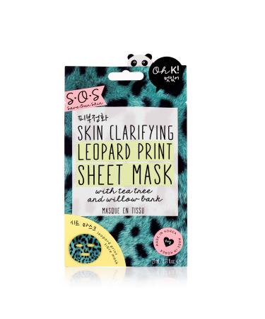 Oh K! SOS Skin Clarifying Leopard Print Sheet Mask