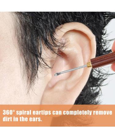 FRCOLOR 10 Pcs Wooden Ear Wax Removal Spoons - Durable Ear Picks & Portable Ear Cleaners for Effective Ear Wax Removal - Buy Online on GoSupps.com