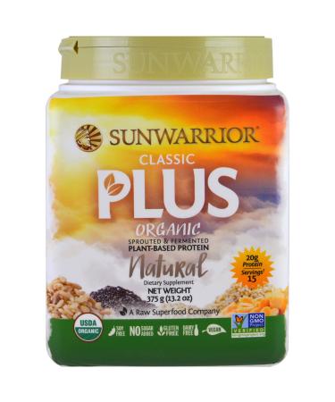 SUNWARRIOR Organic Classic Plus Natural 375 GR