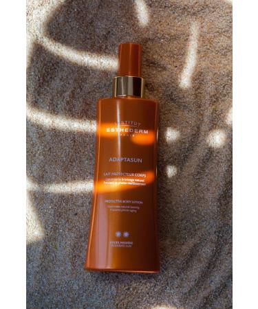 Institute Esthederm Paris Adaptasun Sun Milk Body Protection - Optimize Natural Tanning - Moderate Sun - 200ml - International Shipping Available - Buy Online on GoSupps.com