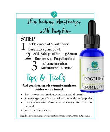 Firming Serum Booster with Pure Progeline for Anti-Aging Peptide Tightening and Collagen Elasticity Boost - Buy Online on GoSupps.com