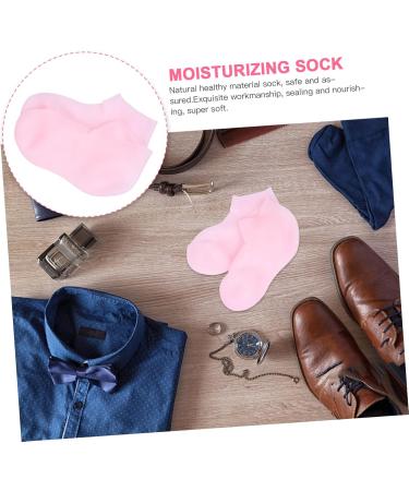 POPETPOP 1 Pair Protective Socks Moisturizing Sock Cracked Sock for Rough Skin Hard Skin Repair Socks Heels Socks Beauty Socks Empty Matte Lip Tubes Women's Socks Moisture Sebs Pink Miss - Buy Online on GoSupps.com