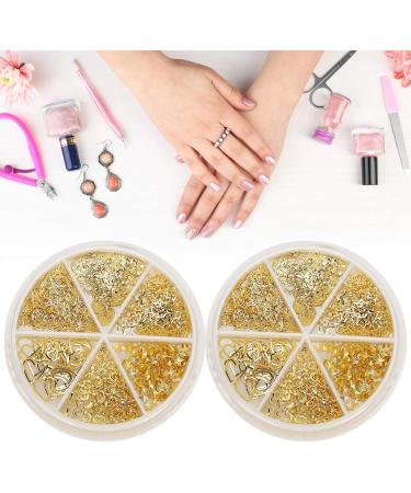 Nail Art Decoration Metal Metal Nail Decoration Shiny Nail Art Tools Nail Salons Manicure Tool Nail Decoration(Style 2) - Buy Online on GoSupps.com