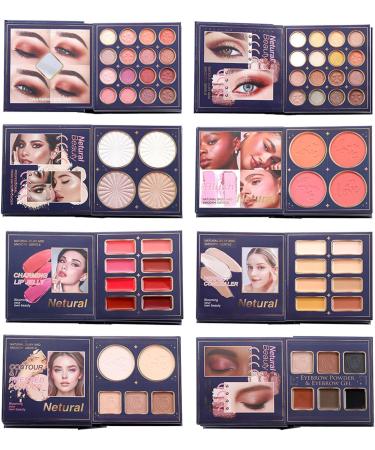 Makeup Book Palette Long Lasting Formula 32 x 1.2g / 10 x 4g / 25 x 2.5g Highlighter Blush Blendable Eyeshadow Palette Contour Powder For Women Teenagers - Buy Online on GoSupps.com