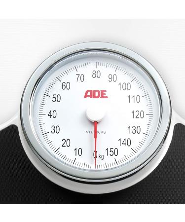 ADE M308800 Professional Medical Mechanical Scale - 160kg Capacity - 500g Increments - Anti-Slip Surface - Classic Metal XL Design - Buy Online on GoSupps.com