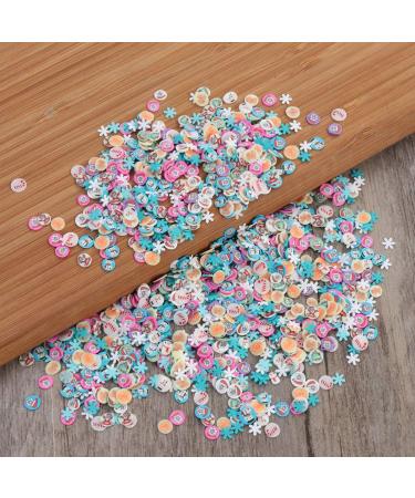 Minkissy Christmas 3D Nail Art Polymer Clay Slices - 3000pcs Snowflakes, Santa Claus, Elk Tips Decoration Stickers for Slime and Nails - Buy Online on GoSupps.com