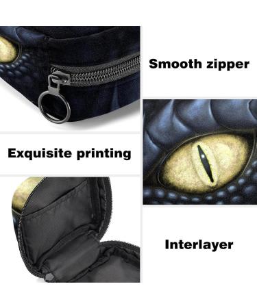 Yellow Eye of the Kite Digital Painting - Women's Portable Period Bag Menstrual Cup & Napkin Storage for Teenagers & Girls - Buy Online on GoSupps.com