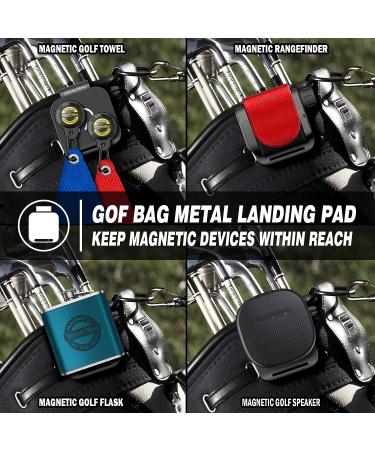 Metal Landing Pads for Magnetic Golf Towel & Accessories - Quick Access & Organized Storage - Golfers Gift - Patent Pending (Black) - Buy Online on GoSupps.com