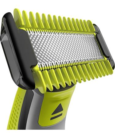 Philips OneBlade Hybrid Body and Face Trimmer Kit | 4 Lengths, 2 Extra Blades | Lime Green Charcoal Grey | QP2630/30 - Buy Online on GoSupps.com