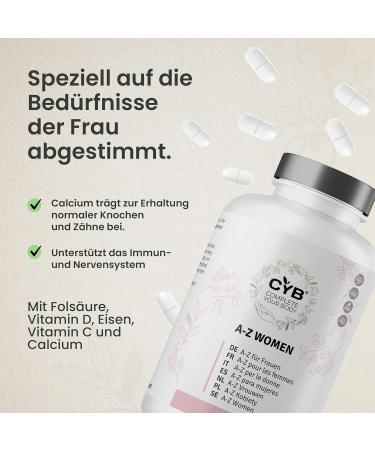 Multivitamin Tablets for Women - 365-Day Supply - Laboratory Tested & Complete Nutrition - Buy Online on GoSupps.com