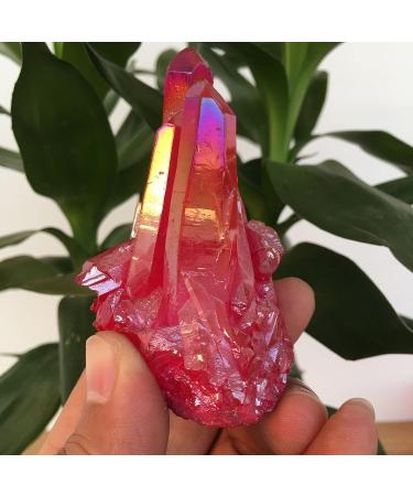 Natural Red Quartz Cluster Crystal Gem Healing Mineral Specimen Reiki Stone Crystal Cluster - Buy Online on GoSupps.com